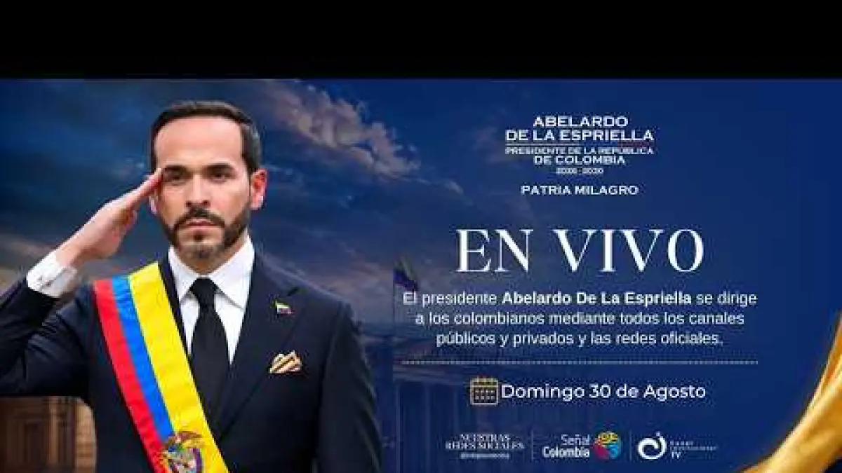 Alocución presidencial: Abelardo De La Espriella se dirige a los colombianos