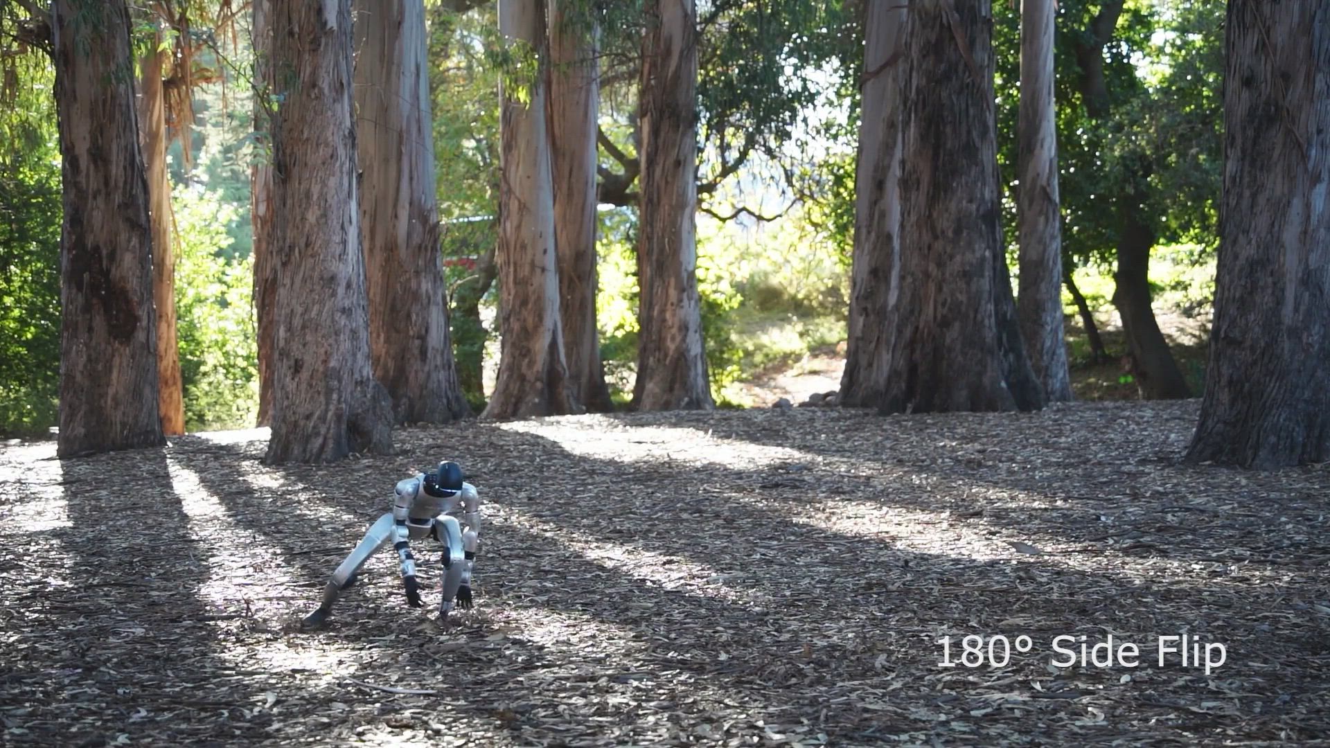 Así logra un robot humanoide hacer una voltereta sin manos