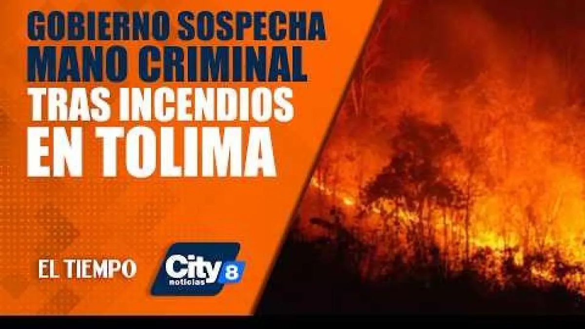 Citynoticias 8 p. m. de este lunes 24 de agosto: De La Espriella alerta por incendios provocados en Tolima