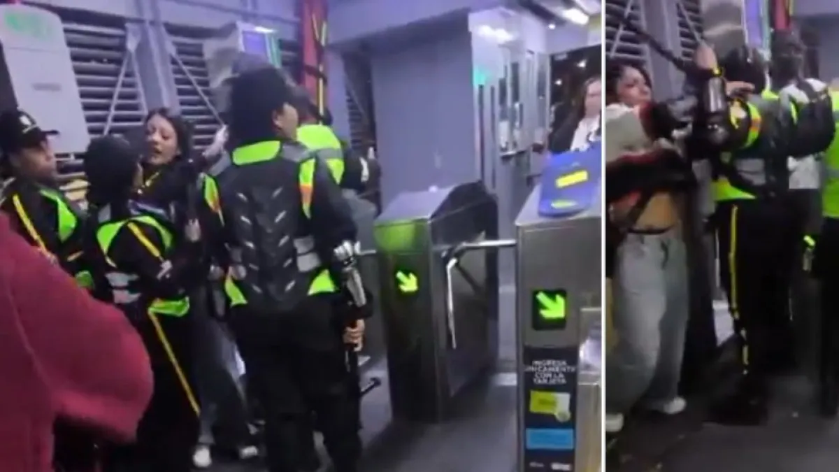 Colados en TransMilenio se fueron a los golpes con guardias de seguridad tras reclamo por el pasaje en Bogotá