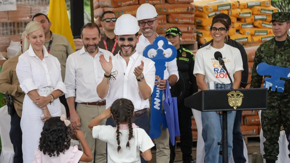 Ellas son las niñas que le pidieron casa al presidente Abelardo De La Espriella en Cali por el terremoto: '¡El corazón se me salía de la emoción!'