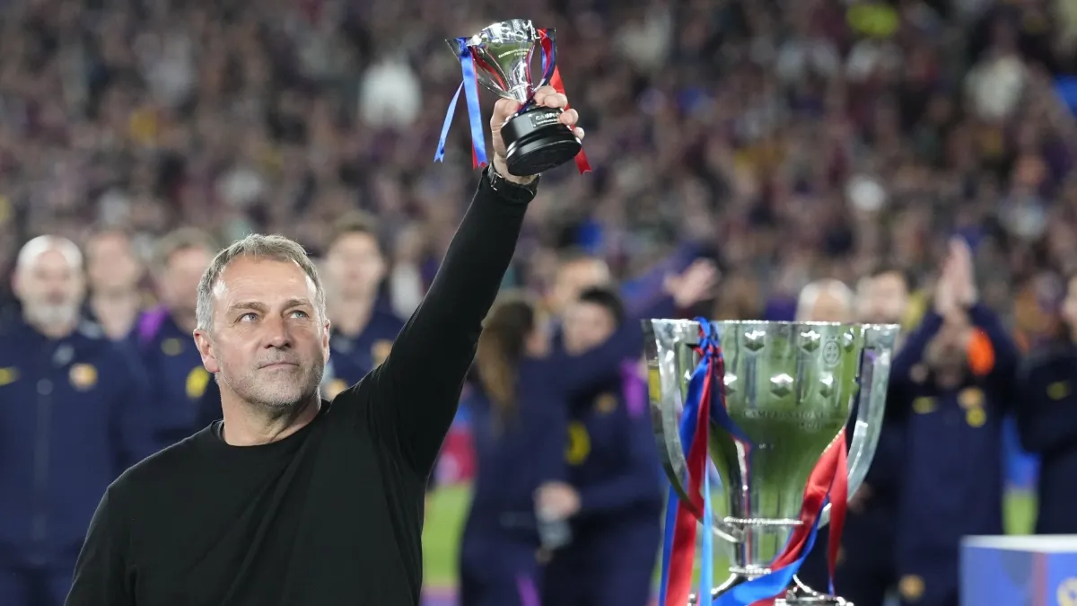 Hansi Flick, técnico del Barcelona, habla del Balón de Oro y lanza contundente respuesta: 'No es mi trabajo hacer campañas'