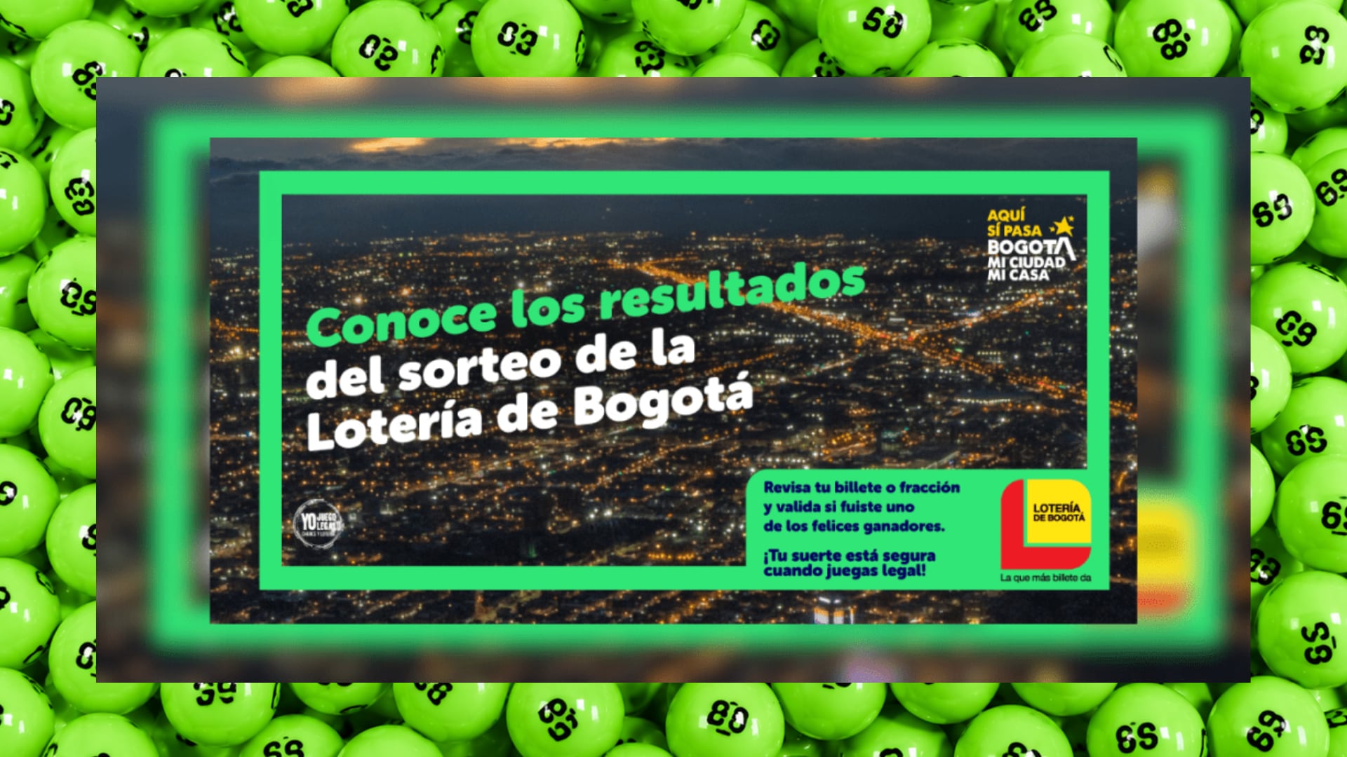 Lotería de Bogotá: Número ganador del sorteo realizado hoy jueves 27 de agosto del 2026