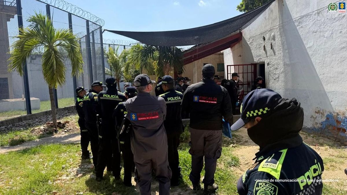 Megaoperativo de Fiscalía y Policía contra la extorsión en cárceles de Barranquilla y Valledupar