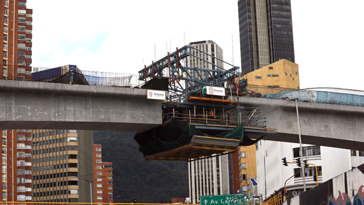 Metro de Bogotá: así se construyó el megapuente de 215 metros en la Caracas con calle 26 que no tiene columnas en la mitad
