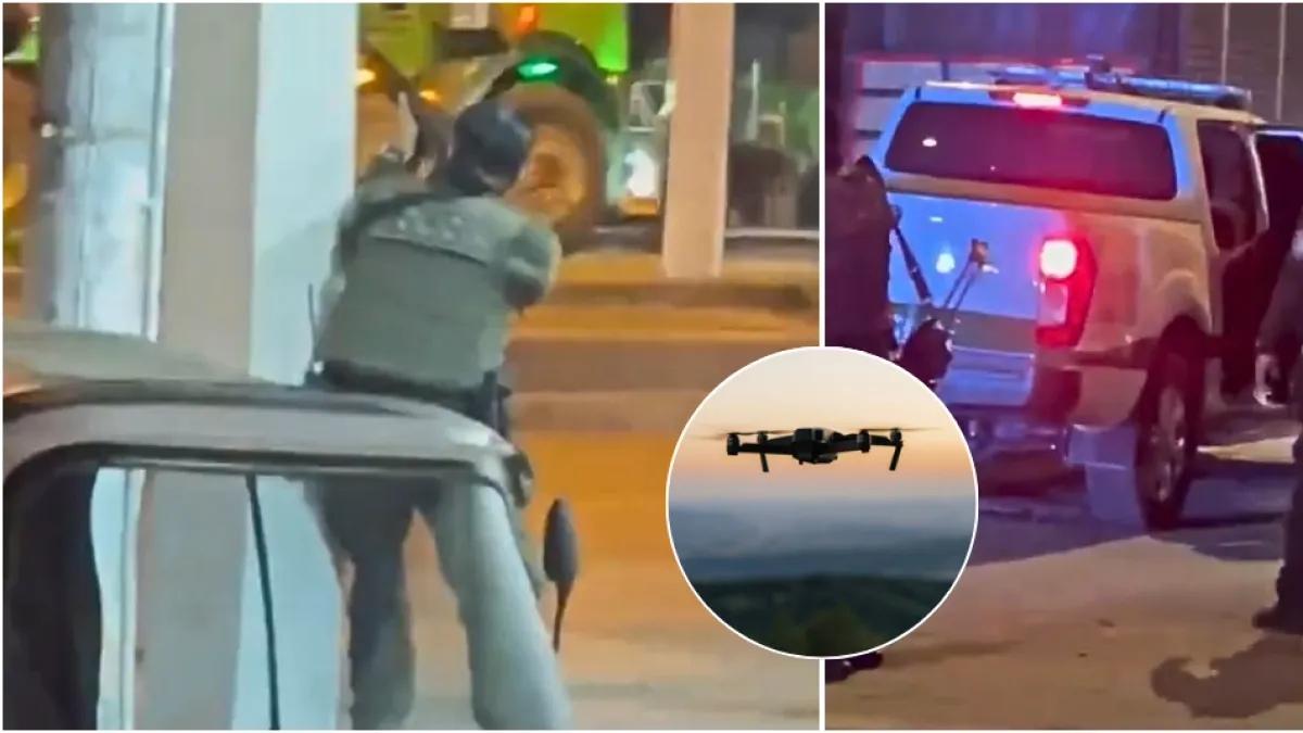 Tres policías resultaron heridos tras un ataque con drones contra una estación de Policía en el municipio de Pailitas, Cesar